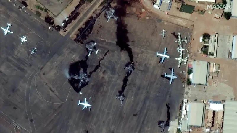 هجوم المسيّرات على مطار الخرطوم