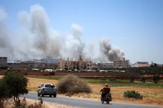 اشتباكات سابقة في ريف إدلب في يوليو الماضي