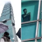 أميركي يتسلق برج