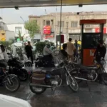 ازدحام أمام محطات الوقود في إيران