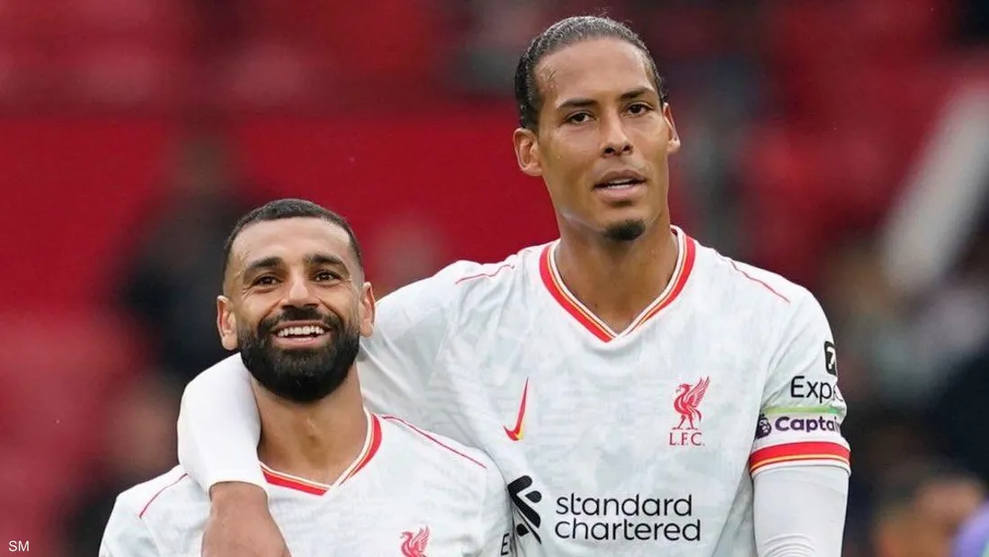 محمد صلاح وفان دايك