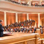 الرئيس المصري عبد الفتاح السيسي في البرلمان المصري