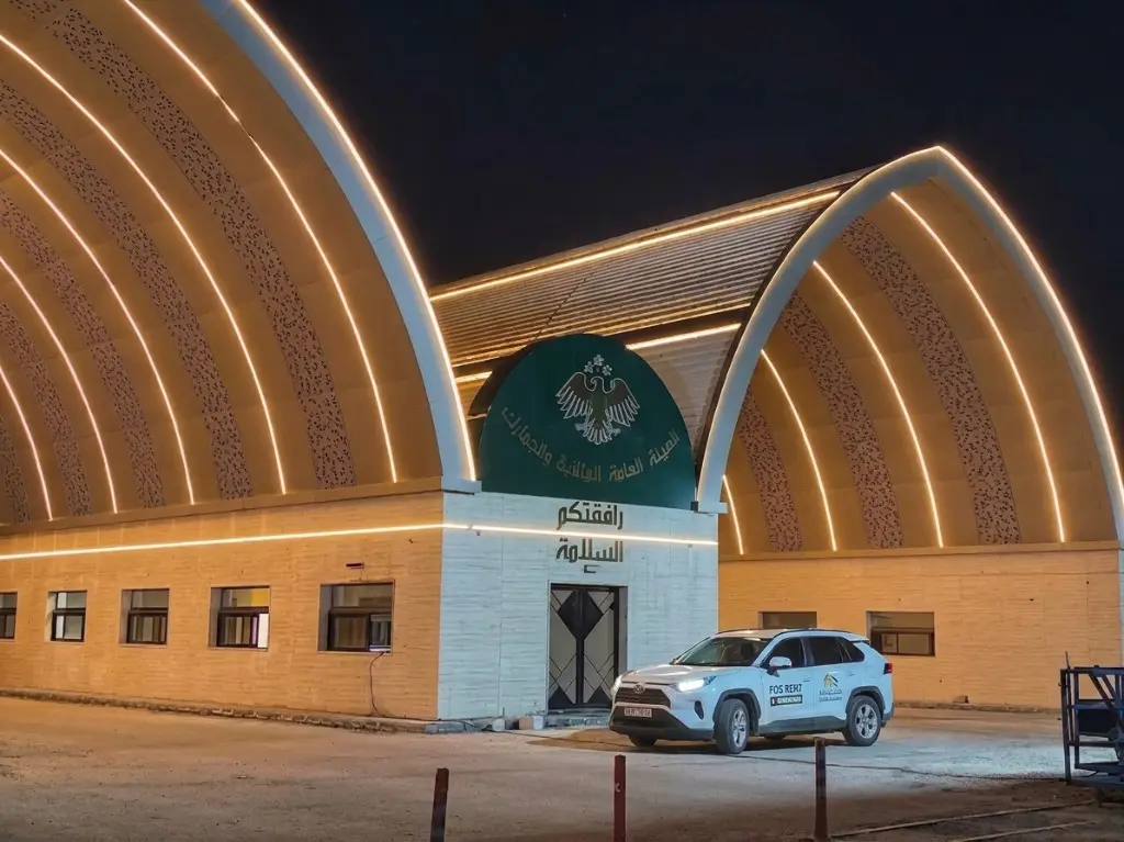 معبر نصيب الحدودي بين سوريا والاردن
