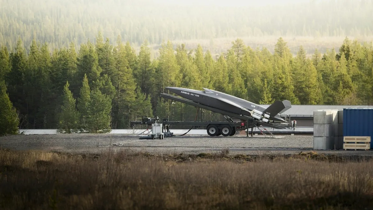 طائرة U740 Valkyrie على منصة الإقلاع قبل رحلتها الأولى في أوروبا. - Airbus